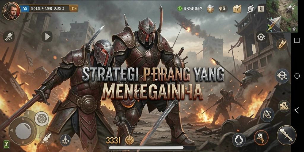 Tampilan gameplay seru dari 333I yang menonjolkan strategi pertempuran.