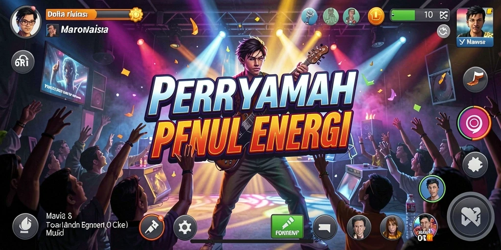 Gameplay seru di 6RT menunjukkan berbagai tantangan musik.