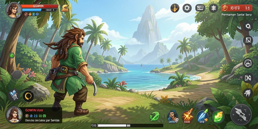 Screenshot GOWIN dengan gameplay yang mengasyikkan dan santai.