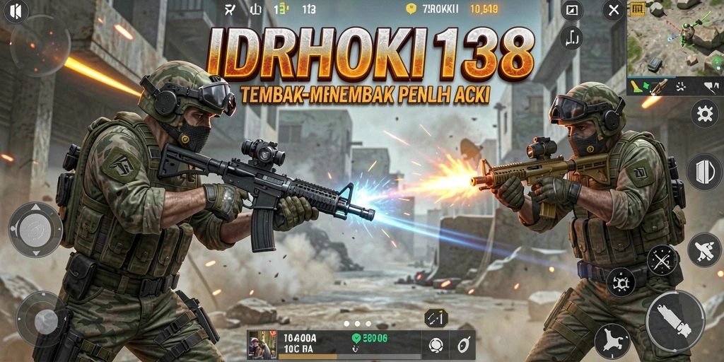 Tampilan gameplay yang menegangkan dan seru dari IDRHOKI138.