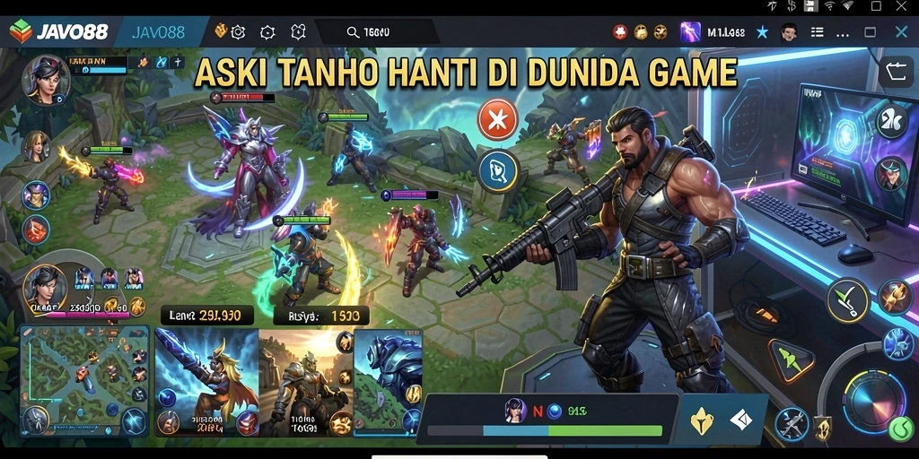Tampilan gameplay seru dari JAVO88 dengan aksi cepat dan mendebarkan.