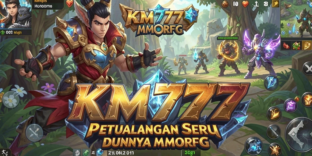 Screenshot gameplay KM777 menunjukkan aksi seru petualangan MMORPG.