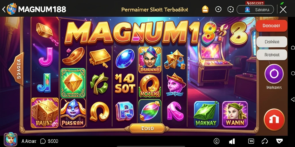 Tampilan gameplay yang mendebarkan di MAGNUM188 Slot.