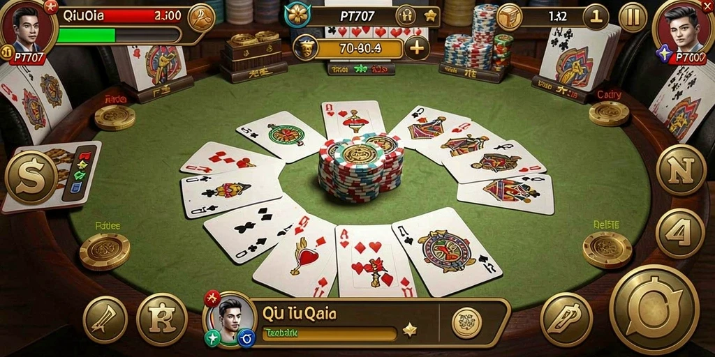 Gameplay QiuQiu yang mendebarkan dan interaktif di PT707.
