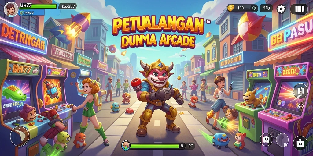 Screenshot UH77 menampilkan aksi gameplay seru dalam genre Arcade.