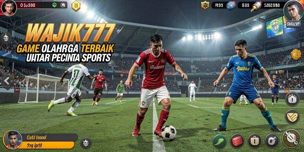 Screenshot gameplay WAJIK777 menampilkan aksi olahraga yang seru.